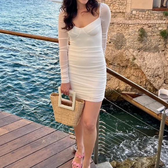 Hello Molly | Dresses | Hello Molly White Bachelorette Dress | Poshmark